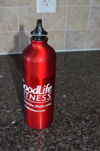 GoodLife Fitness Water Bottle Cover Insecure Lid