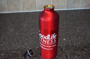Goodlife Fitness Water Bottle Cover Removed