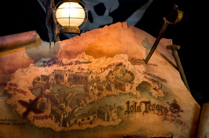 Map in Pirates of the Caribbean