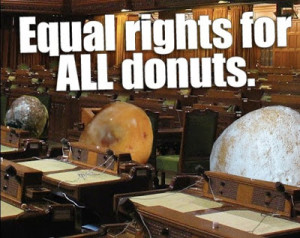 Equal rights for all donuts